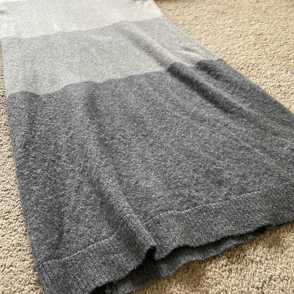 Banana Republic Italian Merino Wool Cashmere Blend Sweater Dress Women’s S Grey - Picture 8 of 10
